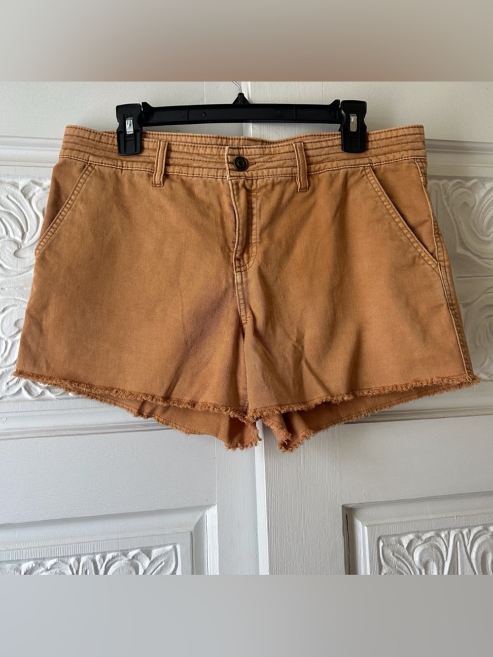 Prana Camel Brown Organic Cotton Shorts - Size 10